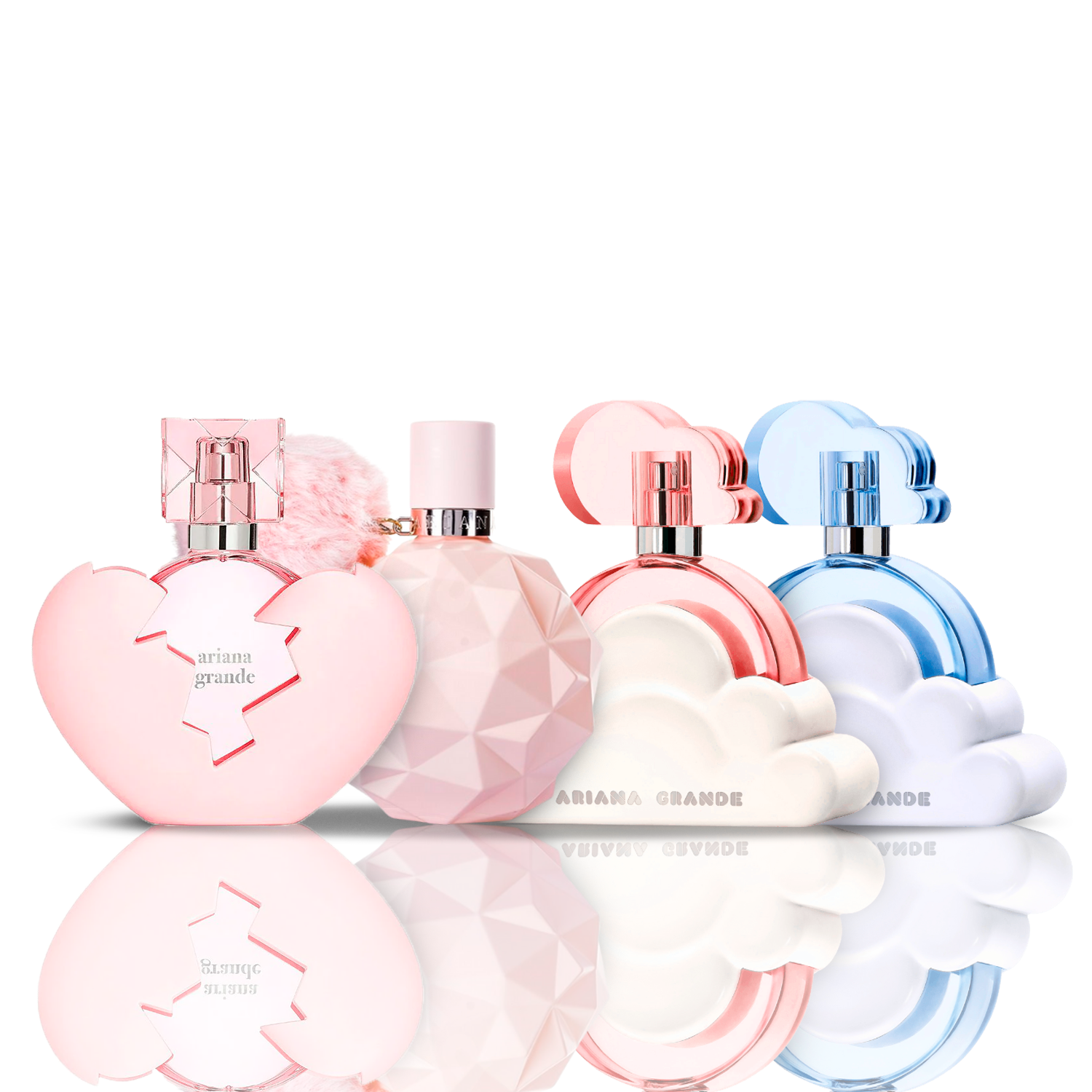 Set di 4 profumi | Ari + Cloud + Cloud Pink + Thank U Next Ariana Grande 100 ml